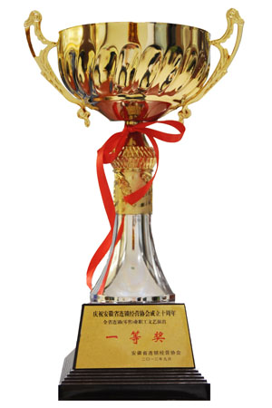 舞蹈《華億我的愛》獲得一等獎獎杯