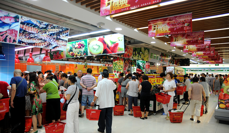 水產區、生鮮區人氣旺
