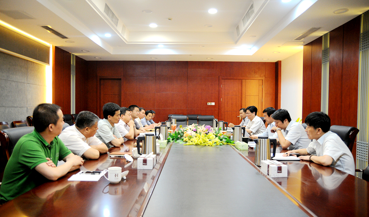 鏡湖區孫躍文區長一行蒞臨華億集團調研