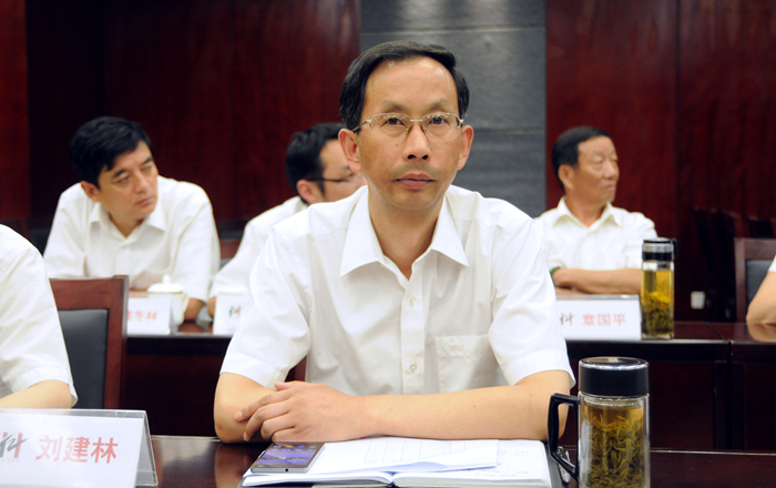 集團財務總監劉建林參加會議